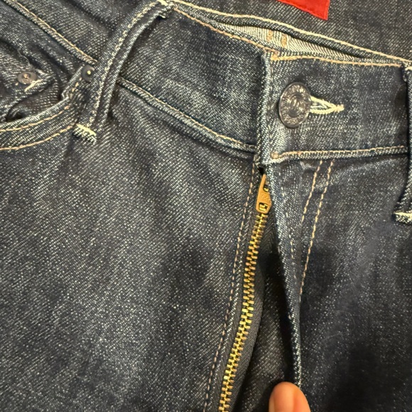 Mother Insider Crop Step Fray Jeans - Speed Racer - Picture 9 of 16